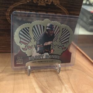 2000 Pacific Crown Royale Barry Bonds Diecut Card Giants
